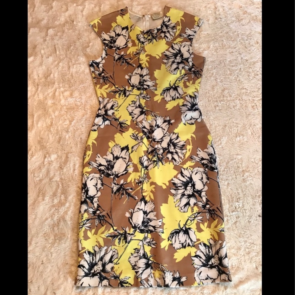 Torn by Ronny Kobo Floral Bodycon Midi Dress